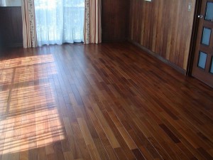 ミャンマーチークフローリング全体